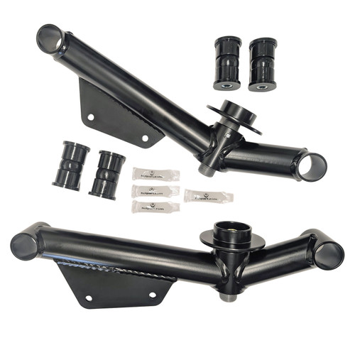 J&M Rear Weight Jack Lower Control Arms - Street - Adjustable - Red (1979 - 1998 Mustang) 23858-R