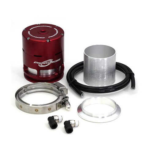 ProCharger 3FASS-019 ProRace blow-off valve with 5-inch aluminum tube red