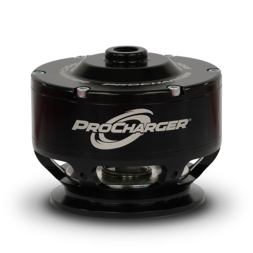Black ProCharger Competition blow-off valve with 5-inch aluminum base part number 3FASS-023