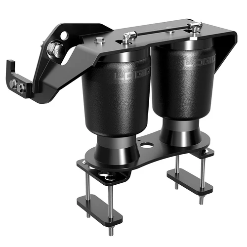 Logiq Air Spring Kit - Manual Inflation - Airline w/ Schrader Valves - No Tank (2011 - 2019 GM 2500 / 3500) 88-33110