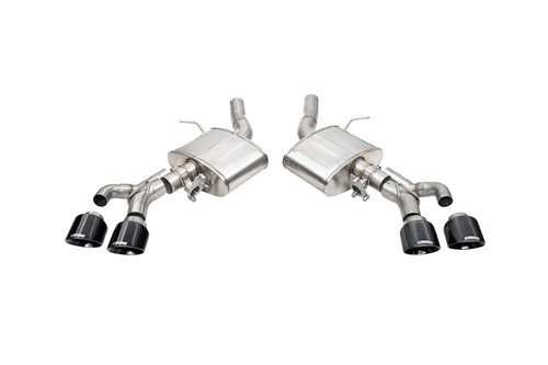 Corsa 3" Axle-Back Exhaust - Sport Valved - 4.5" Black PVD Tip (2022 - 2026 CT4-V Blackwing) 21319BLK