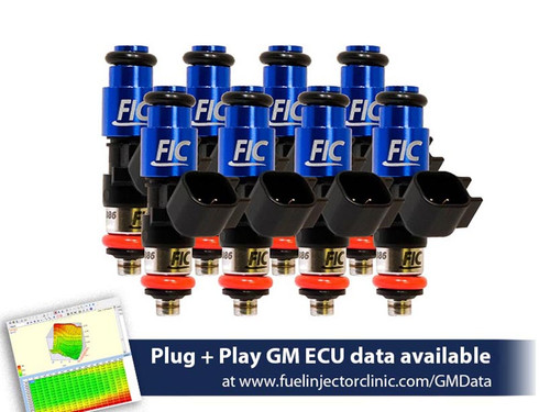 FIC IS302-1200H-D 1200cc-D 110 lb/hr LS2 fuel injector set with Data Match Technology
