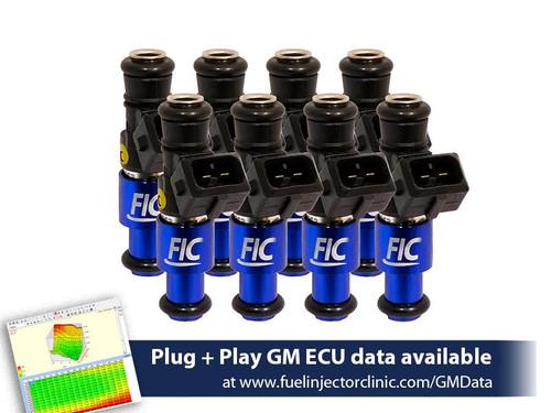 FIC IS304-1200H 1200cc 110 lb/hr fuel injector set for 1999-2006 GM truck 4.8L 5.3L and 6.0L applications