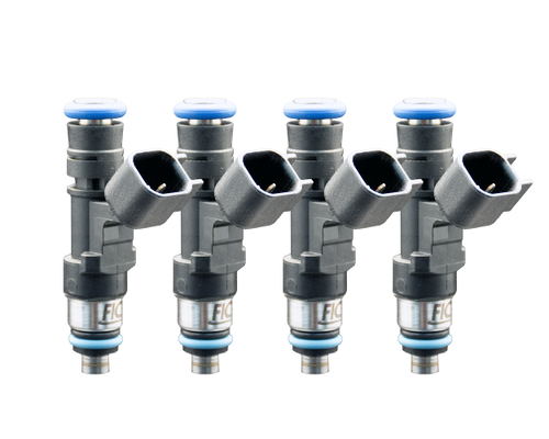 Fuel Injector Clinic 365cc four-cylinder custom fuel injectors ISC-0365H-4 precision flow matched with 53mm body