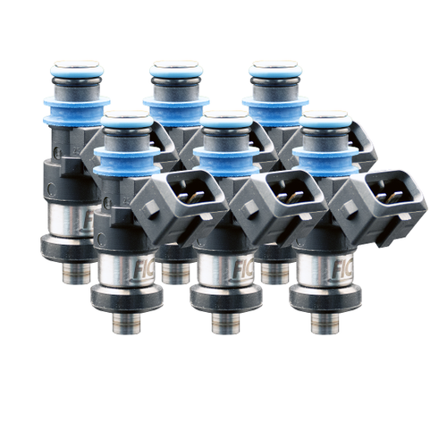 FIC 1650cc SHORT six cylinder fuel injectors with 38mm body 11mm top 16mm bottom O-rings part 1650-38-11-16-6