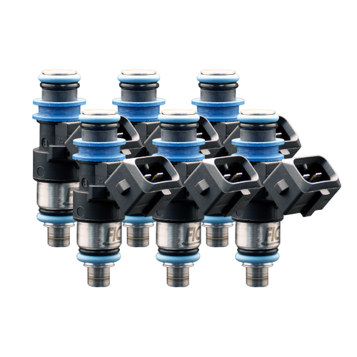 FIC 1650cc SHORT six cylinder fuel injectors with 38mm body 11mm top 11mm bottom O-rings part 1650-38-11-11-6