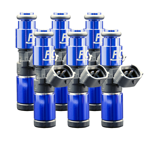 FIC 2150cc six cylinder fuel injectors with 64mm body 14mm top 16mm bottom O-rings part 2150-64-14-16-6