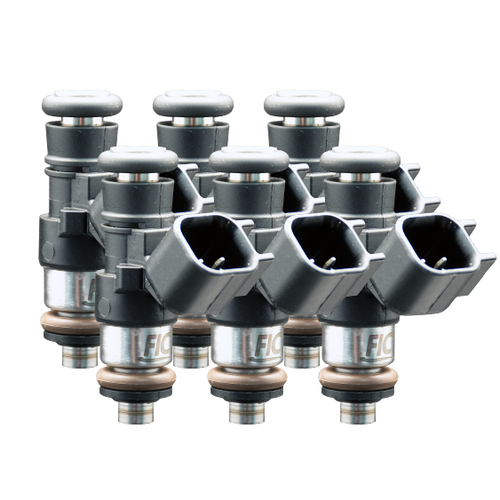 FIC 0540-38-14-14-6 540cc 38mm SHORT fuel injectors for custom six cylinder performance applications