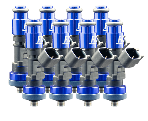 Fuel Injector Clinic 1000cc eight cylinder fuel injector set 64mm with 14mm top and 21mm bottom O-rings 1000-64-14-21-8