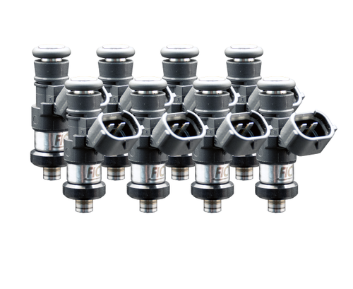 Fuel Injector Clinic 1200cc SHORT custom injector kit 1200-38-14-11-8 featuring Data Match Technology, solder-in pigtails, and lifetime warranty