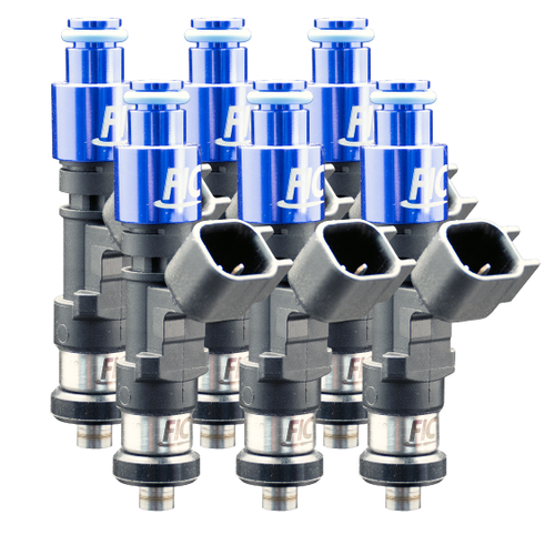 Fuel Injector Clinic 525cc custom injector kit 0525-64-11-16-8 with precision flow matched injectors, solder-in pigtails, and lifetime warranty