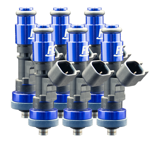Fuel Injector Clinic 525cc custom injector kit 0525-64-14-21-8 with precision flow matched injectors, solder-in pigtails, and lifetime warranty