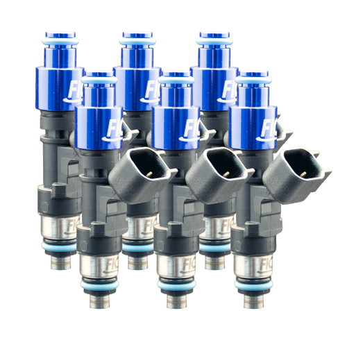 Fuel Injector Clinic 650cc custom injector kit 0650-64-11-11-8 with Data Match Technology, solder-in pigtails, and lifetime warranty