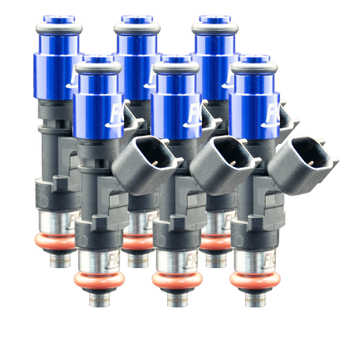Fuel Injector Clinic 0650-64-14-15-8 650cc fuel injector set for eight cylinder engines with 64mm height and 14mm top by 15mm bottom O-rings