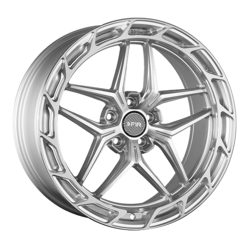 F1R 20x10 FS5 Wheel - 5x114 +38 - Machine Silver FS520105114MS38