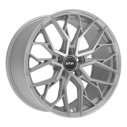 F1R 19x9.5 FS3 Wheel - 5x114 +38 - Machine Silver FS319955114MS38