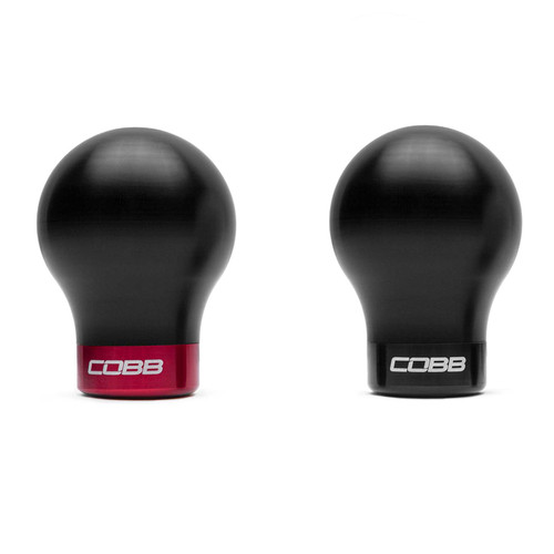 Cobb Short Weighted Cobb Knob - Black w/Red Trim (2023 - 2026 Civic Type R / 2022 - 2026 Civic Si / 2024 - 2026 Integra Type S) - 2H2365-BK-R