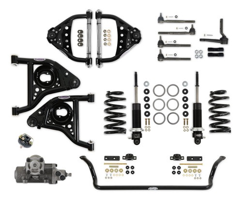 Detroit Speed Front Speed Kit 3 - Non-Adjustable Shocks (1975 - 1981 Camaro / Firebird - BBC) 031365DS