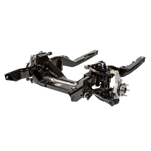 Detroit Speed Hydroformed Front Subframe - Powdercoated - Double-Adjustable Shocks (1967 - 1969 Camaro / Firebird / 1968 - 1974 Nova - BBC) 032005-DDS