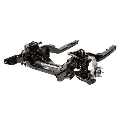 Detroit Speed Hydroformed Front Subframe - Powdercoated - Remote-Resevoir Double-Adjustable Shocks (1967 - 1969 Camaro / Firebird / 1968 - 1974 Nova - BBC) 032005-RDS