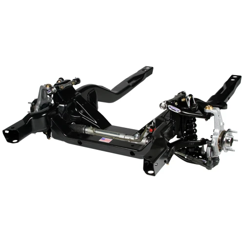Detroit Speed Hydroformed Front Subframe - Powdercoated - Base Shocks (1970 - 1981 Camaro & Firebird - SBC / LS) 032014DS