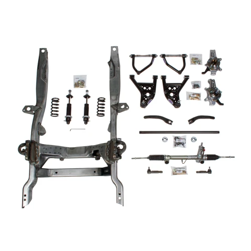 Detroit Speed Hydroformed Front Subframe - Bare - Single-Adjustable Shocks (1967 - 1969 Camaro / Firebird / 1968 - 1974 Nova - SBC / LS) 032017-SDS