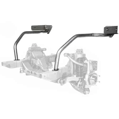 Detroit Speed Front Down Bar Set - Bare (1966 - 1967 Chevy II) 032038DS