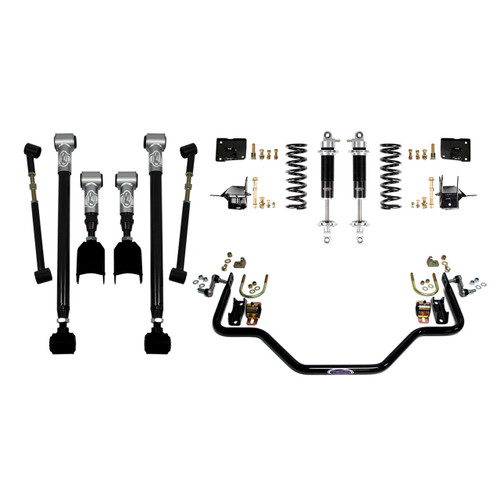 Detroit Speed Rear Speed Kit 3 - Double Adjustable Shocks  (1967 GM A-Body - Stock Axle) 041613-DDS