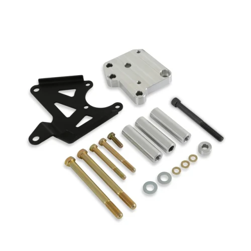 Detroit Speed Power Steering Pump Mounting Bracket - Without A/C (1979 - 1993 FoX-Body Mustang 5.0L) 092105DS