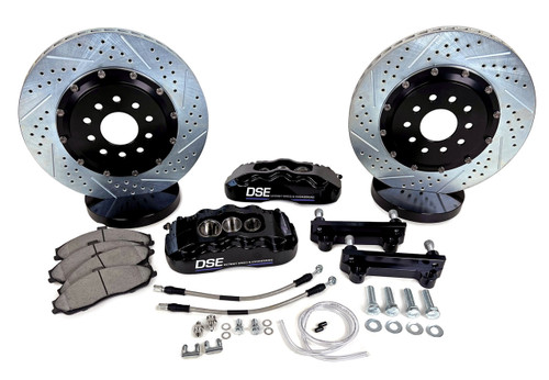 Detroit Speed 14-Inch Front Pro+ Brake System 6P - Detroit Speed Frames / C5-C6 Spindles - Detroit Speed Caliper - 4301352DSE