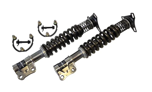 KellTrac X-Series Hybrid Coilover Kit - Long Travel (2015 - 2026 Mustang) KTI-FCO15SA-S550-X