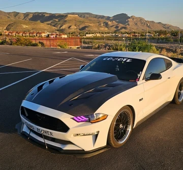 MAZ Viper AMS Hood - Single Sided Carbon Fiber (2018 - 2023 Mustang) MAZ-1823-AMSSS