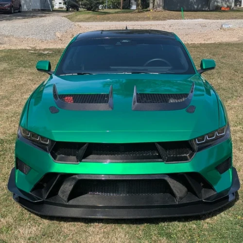 MAZ R1 Competizione Bumper - Fiberglass - No Canards (2024 - 2026 Mustang) MAZ-24-R1C-FRP