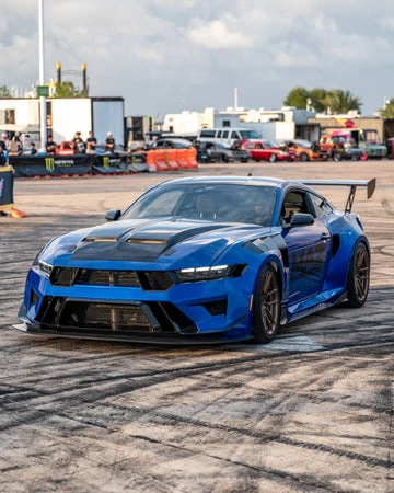MAZ Rear R1 Evo Widebody Kit - Carbon Fiber (2024 - 2026 Mustang) MAZ-24-WB-REAR-CF