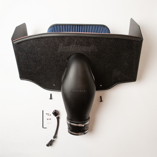 Halltech KBMF108 Black Killer Bee MF108 with TKO Attack Blue Dry Nano Filter and 112mm throttle body for 2006-2013 C6 Z06 and 2008-2013 C6 LS3