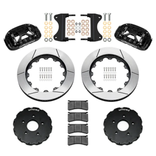 Wilwood Forged XRS6R Big Brake Front Brake Kit - 14" Slotted Rotors - Black (2014 - 2019 C7 Corvette) 140-18534