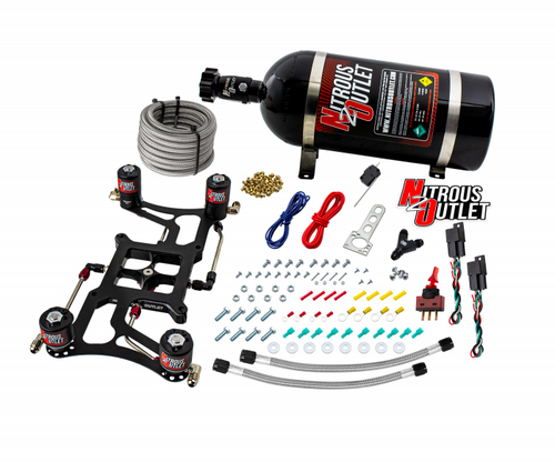 Nitrous Outlet Hornet 2 Standard Wet 4150 Boomerang Nitrous Plate System 00-10626
