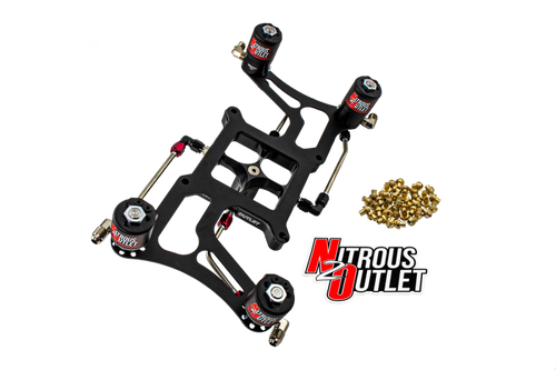 Nitrous Outlet Hornet 3 Standard Wet 4150 Boomerang Solenoids Forward Nitrous Plate Conversion 00-10626-GEN3-SF