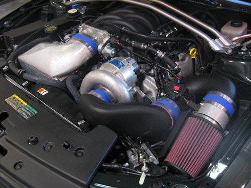Vortech V-3 Si-Trim satin supercharger complete system with charge cooler for 20052006 Mustang GT