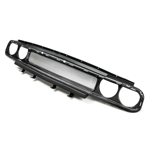 Anderson Composites Carbon Fiber Front Grille (2008 - 2014 Challenger) AC-FG0910DGCH-OE