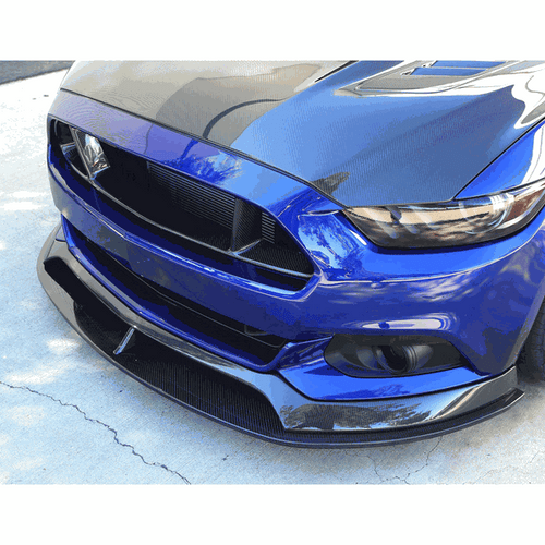 Anderson Composites Carbon Fiber Front Chin Splitter (15-17 Mustang) AC-FL15FDMU-AR