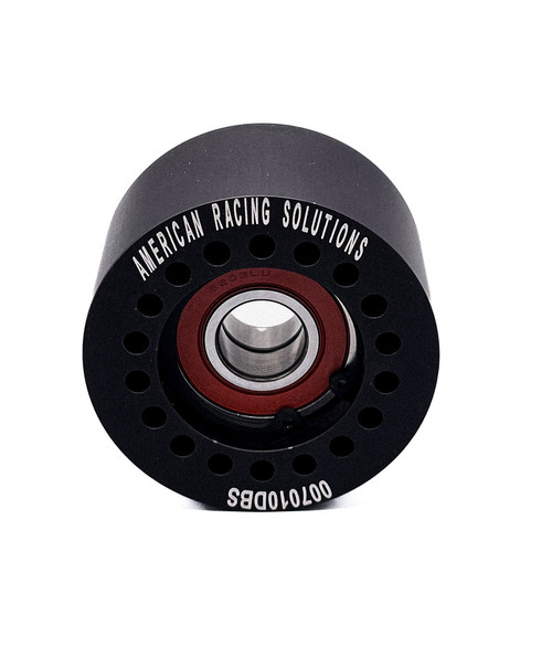 ARS 70mm x 10 Rib Smooth Billet Pulley - Double Bearing 007010DBS