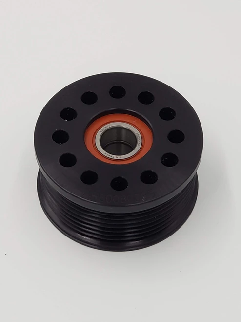 ARS 80mm x 12 Rib Grooved Pulley - Double Bearing ARS008012DBG
