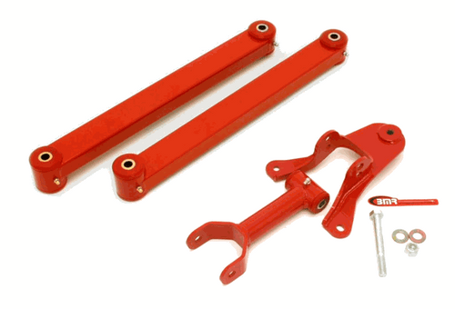 BMR Rear Control Arm Package - Level 2 - Red (2005 - 2010 Mustang / 2007 - 2014 Shelby GT500) CAP002R