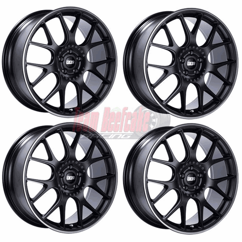BBS 20x8.5 Satin Black CH-R145 Wheel Set of 4 (05-17 Mustang) CH145BPO