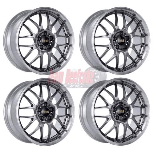 BBS 20x8.5 Diamond Black Center RS967 Wheel Diamond Cut Set of 4 (05-17 Mustang) RS967DBPK