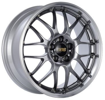 BBS 20x8.5 Diamond Black Center RS967 Wheel Diamond Cut Set of 4