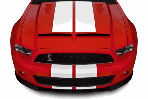 Cervinis Type IV Ram Air Hood Stripes (2010 - 2014 GT500) 7274