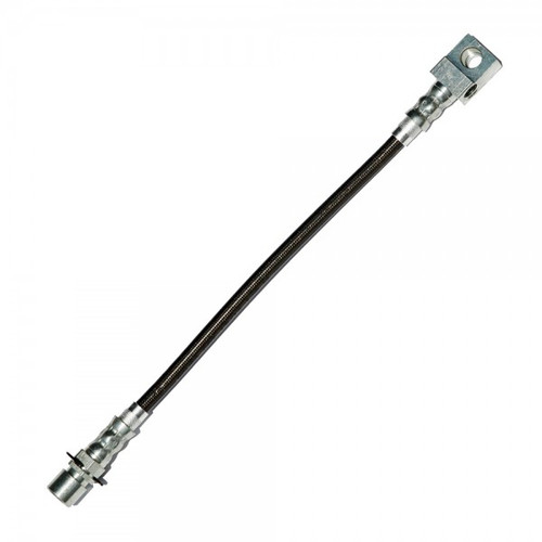 J&M Stainless Steel Brake Hose Kit - Rear Center Frame to Axle - Clear (1993 - 2002 Camaro / Firebird - No Traction Control) 22502-C