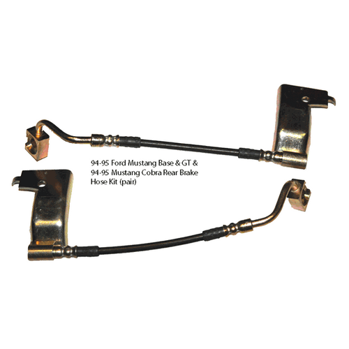 J&M Rear Caliper to Axle Brake Hose Kit (95-96 Mustang) 22520